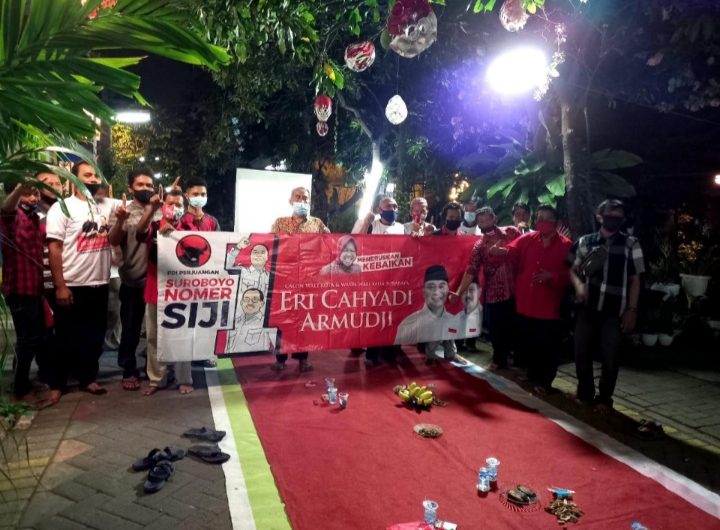 Survei Eri-Armuji Unggul 6%, Posko-Posko di Kampung Makin Semarak