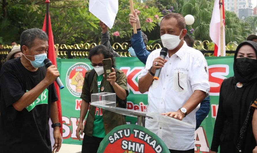 Temui Demonstran Surat Ijo , Cak Ji Tunggu Keseriusan Pemerintah Pusat
