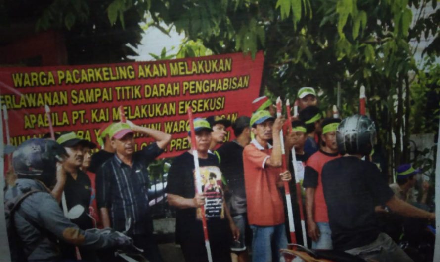 Tak Terima Diintimidasi PT KAI,Ratusan Penghuni Rumah Tanah Negara Wadul Dewan