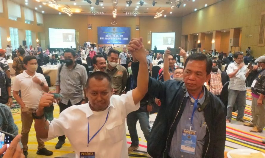 Raih 237 suara, Lutfil Hakim Didapuk Ketua PWI Jatim Periode 2021-2026