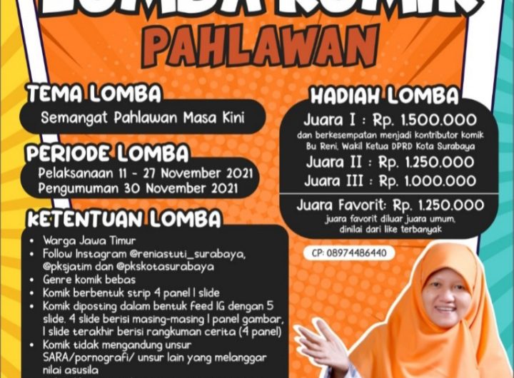 Momen Hari Pahlawan, Reni Astuti Gelar Lomba Komik Pahlawan
