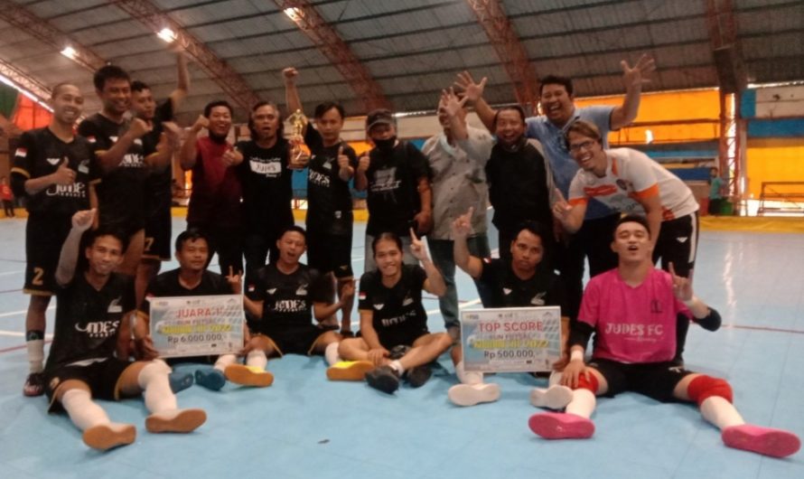 “Pantang Mundur”, Judes FC Sabet Juarai 1 Turnamen Futsal Kowabi Cup 2022