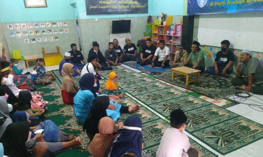 Momen Ramadan, Pokja Judes Berbagi Bersama Anak Yatim di Surabaya