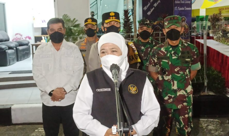 Gubernur Khofifah:185 Pos Pam 59 Pos Yan Disiagakan Saat Mudik Lebaran 1443 H