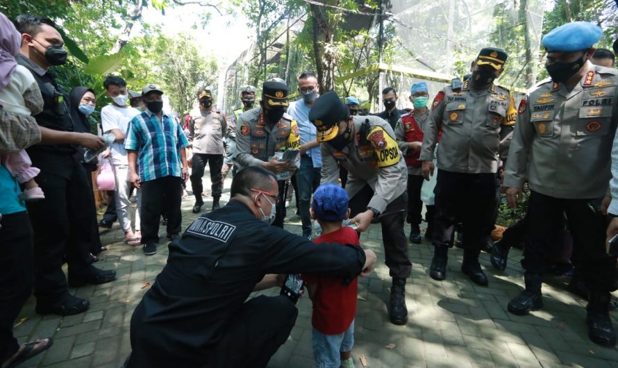 Libur Lebaran Idul Fitri 1443 H, Kapolda Jatim Cek Penerapan Prokes di Tempat Wisata