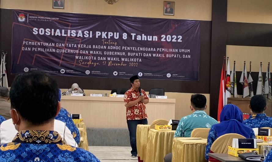 Jelang Pemilu,KPU Kota Surabaya Geber Sosialisasi Pendaftaran PPK Melalui SIAKBA 