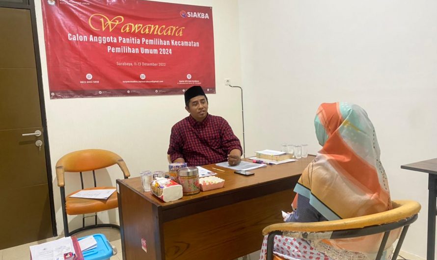 KPU Surabaya:478 Calon PPK Ikuti Tahapan Wawancara