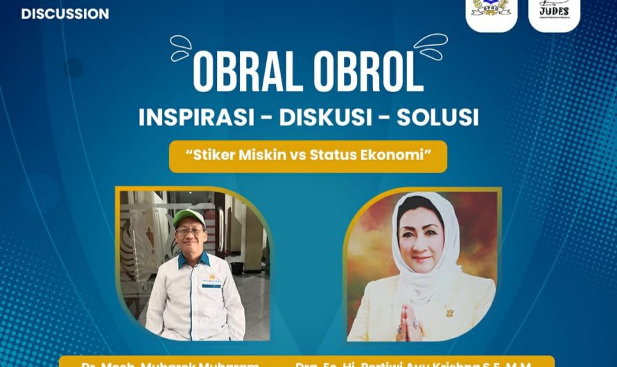 Judes Indonesia Ajak Warga Surabaya Obral-Obrol “Kartu Miskin VS Status Ekonomi”
