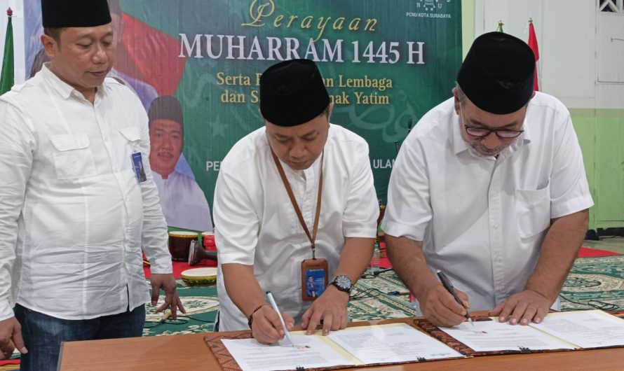 Teken MoU dengan Lembaga Keuangan dan DMI, PCNU Surabaya Optimis Kualitas Hidup Nahdliyin Maningkat