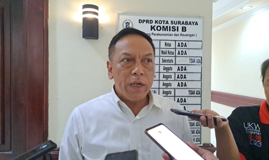 Komisi B Dorong Target PAD Kota Surabaya Capai Rp 5,1 Triliun