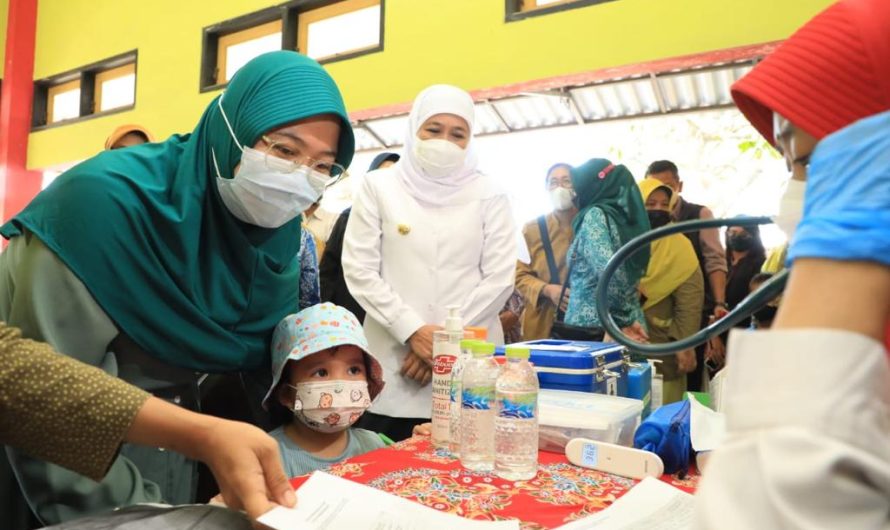 Sub PIN Polio Digelar Serentak, Gubernur Khofifah: Mari Orang Tua Ajak Anak ke Pos Imunisasi Terdekat Wujudkan Jatim Bebas Polio