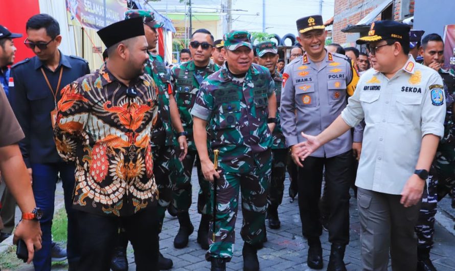 Forkopimda Jatim Tinjau Penyimpanan Logistik Pemilu di Tiga Daerah