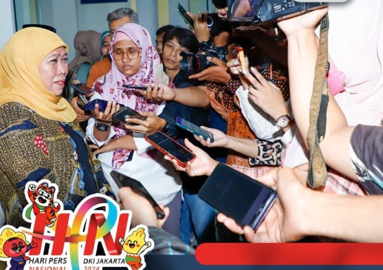 Hari Pers Nasional, Gubernur Khofifah Ajak Pers Wujudkan Pemilu Damai