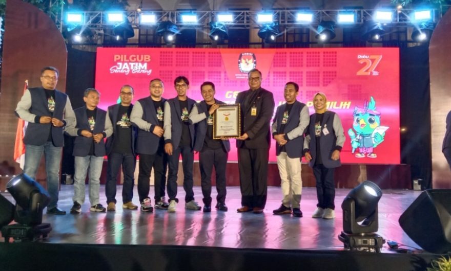 KPU Jatim: Gebyar Coklit Serentak Satu Juta Pemilih Raih MURI Indonesia