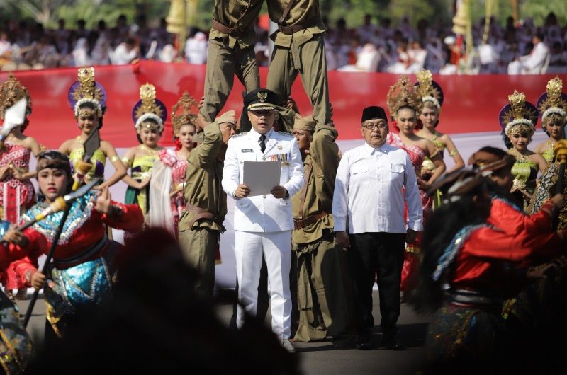 Upacara HUT ke 79 RI,Pemkot Surabaya Sediakan Kuota 1000 Kursi untuk Warga