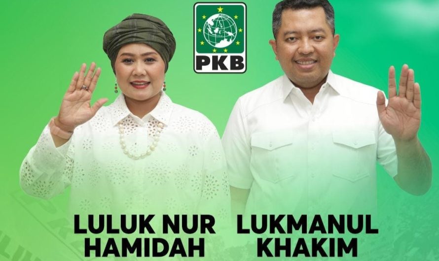 PKB Usung Luluk-Lukman Maju Cagub dan Cawagub Jawa Timur 2024