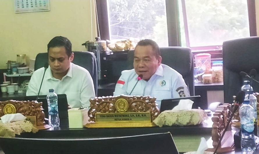 Tingkatkan Penerimaan PAD, Komisi A Minta Pengelolaan air bersih harus dikuasai negara