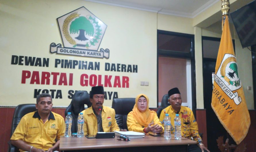 Musda XI DPD Golkar Surabaya Digelar,Pendaftaran Bakal Calon Dibuka 5-10 Agustus 2025