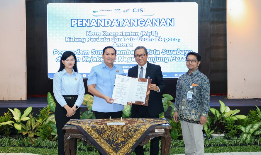 Sinergi Terjaga Layanan Makin Jaya:PAM Surya Sembada MoU Bersama Kejari Surabaya dan Tanjung Perak