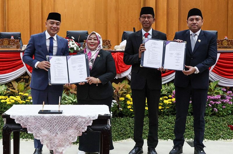 Optimis Dongkrak Ekonomi, DPRD Surabaya dan Pemkot Surabaya Sepakati KUA-PPAS APBD 2025