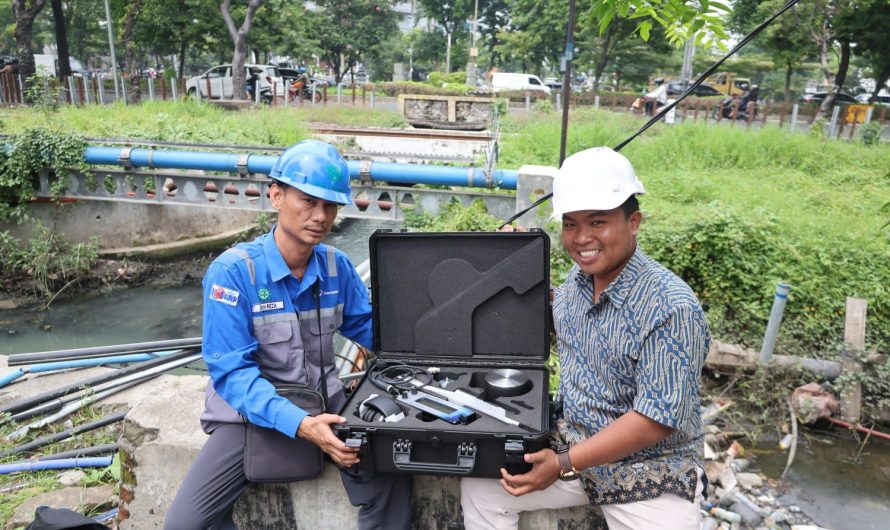 Percepat Penanganan Kebocoran, Perumdam Surya Sembada Uji Alat Deteksi Pipa Bocor Berteknologi Tinggi Asal Jerman