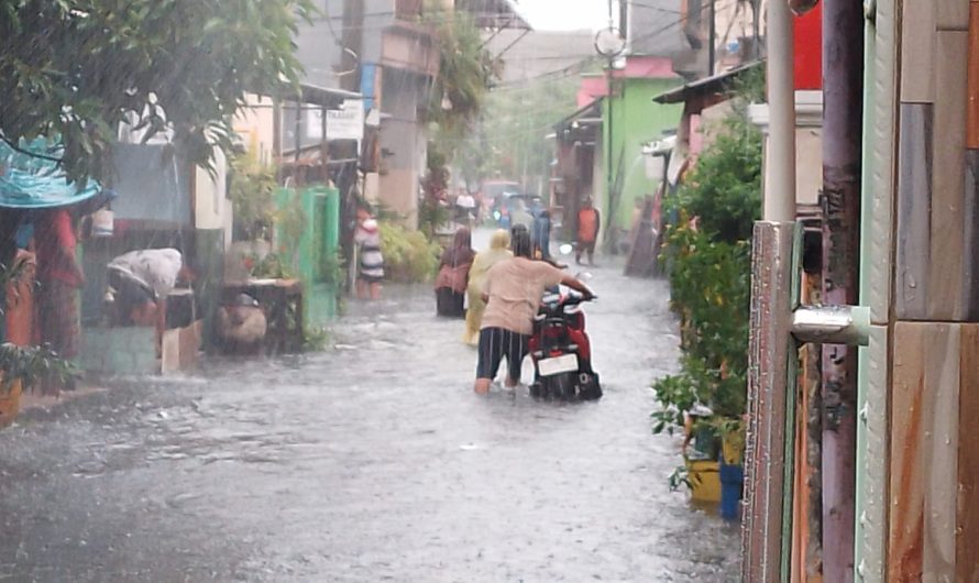 Musim Penghujan,Warga Tambak Wedi Keluhkan Genangan Air Tahunan