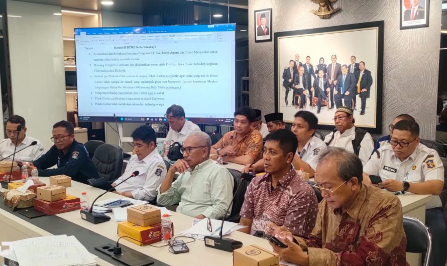 Komisi B Kawal Polemik Operasional“Casbar”dengan Warga Kedung Baruk