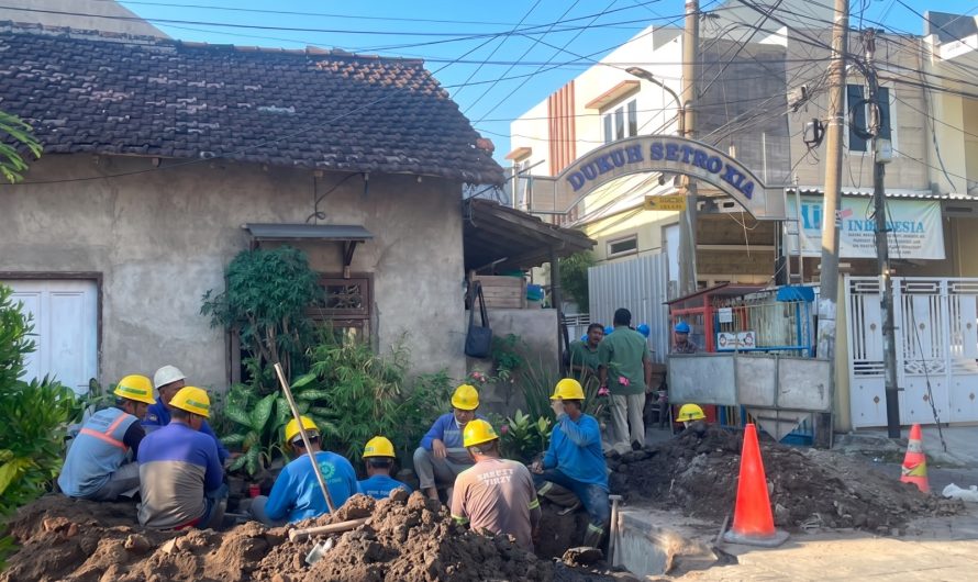 Air Tidak Lancar di Setro V,Perumda Air Minum Surya Sembada Kota Surabaya Respon Cepat