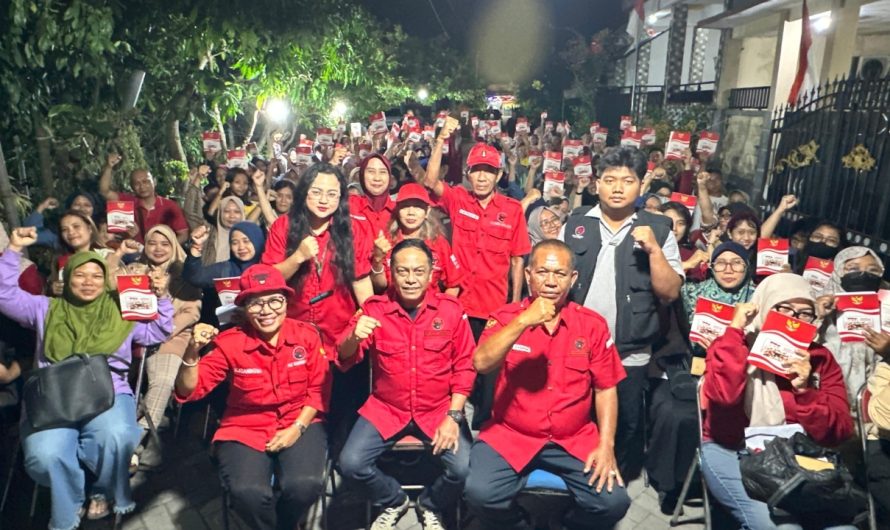 PIP Puti Guntur dan“MBG ala PDIP”Disambut Antusias Warga Tenggilis Mejoyo-Gunung Anyar