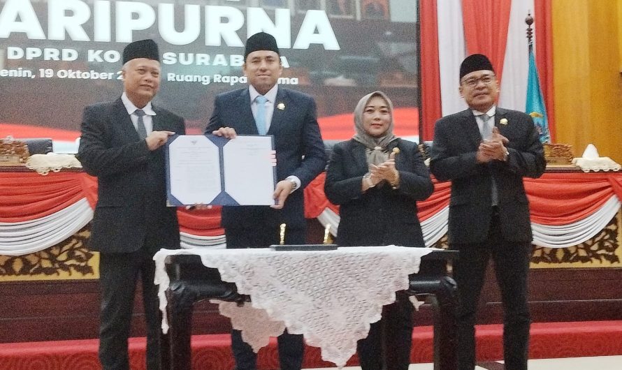 DPRD Surabaya Setujui Raperda Pengelolaan Air Limbah Domestik